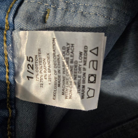 Women Celebrity Ace Jeans Size 1/25 Blue Denim 90's Straight - Picture 7 of 11